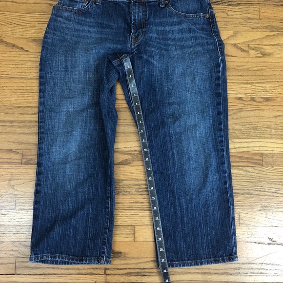 Lucky Brand Classic Cropped Dungarees Jeans - Picture 7 of 8